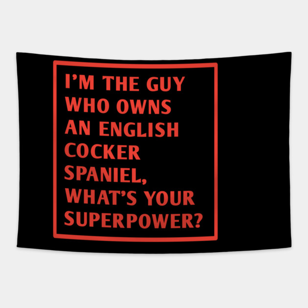 English cocker spaniel Tapestry by BlackMeme94