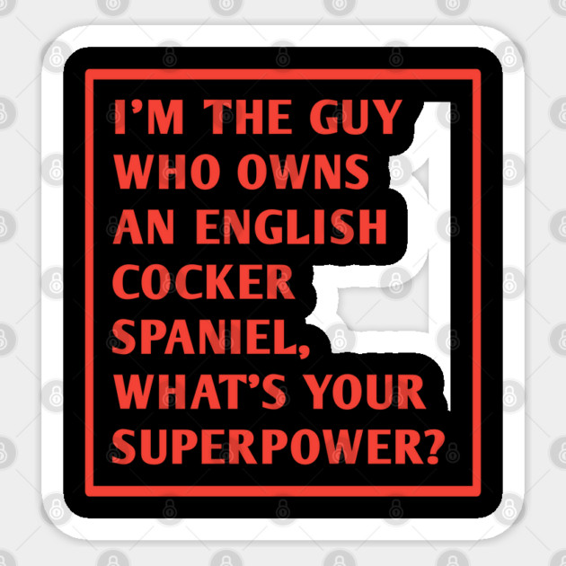 English cocker spaniel Sticker by BlackMeme94