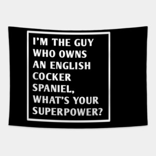 English cocker spaniel Tapestry