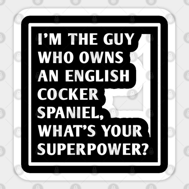 English cocker spaniel Sticker by BlackMeme94