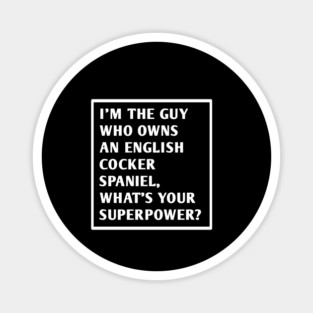 English cocker spaniel Magnet