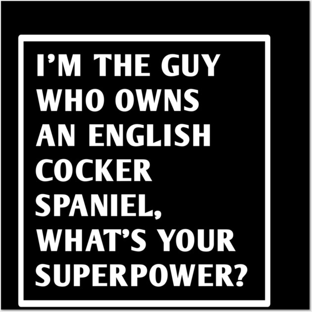 English cocker spaniel Wall Art by BlackMeme94