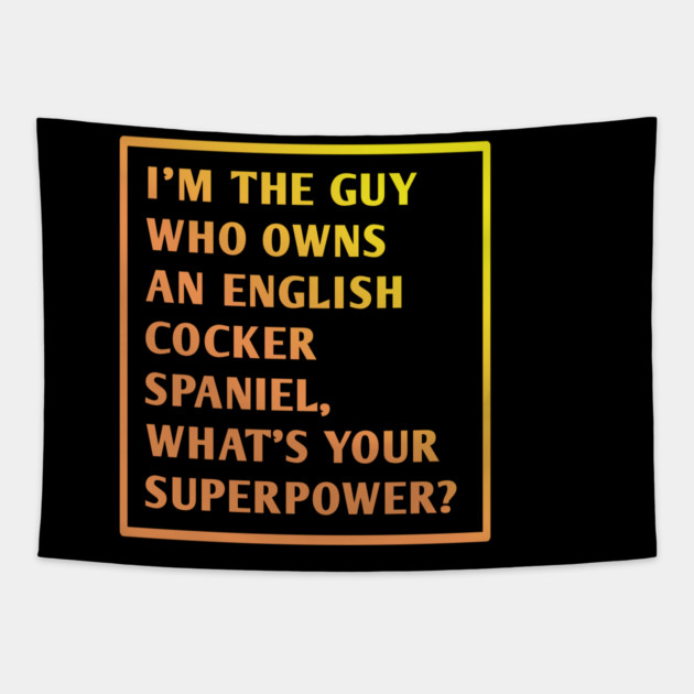 English cocker spaniel Tapestry by BlackMeme94