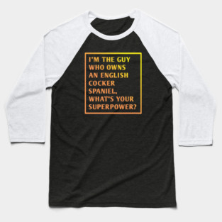 English cocker spaniel Baseball T-Shirt