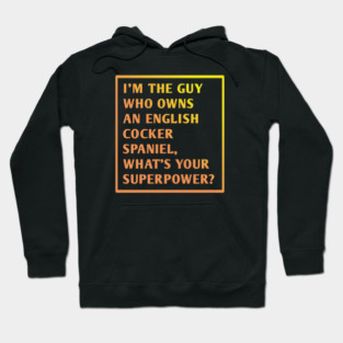 English cocker spaniel Hoodie