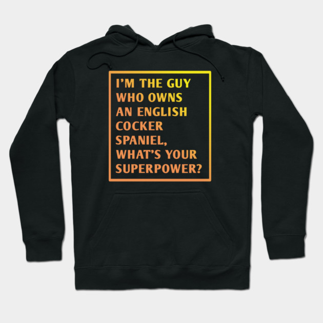English cocker spaniel Hoodie by BlackMeme94