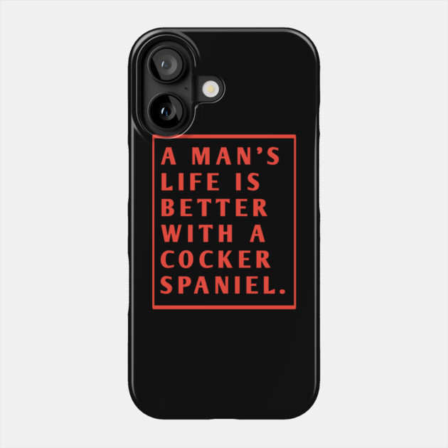 Cocker Spaniel Phone Case by BlackMeme94