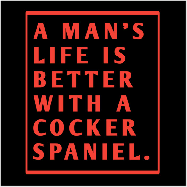 Cocker Spaniel Wall Art by BlackMeme94