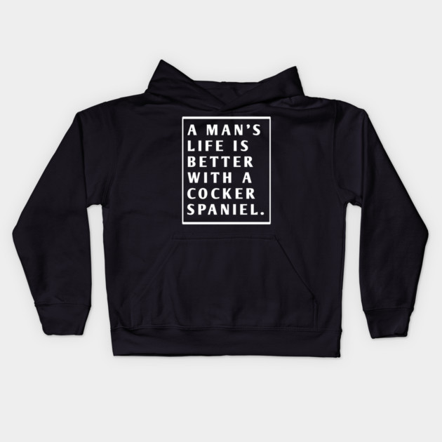 Cocker Spaniel Kids Hoodie by BlackMeme94
