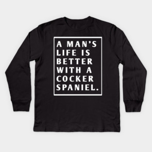 Cocker Spaniel Kids Long Sleeve T-Shirt