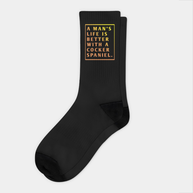 Cocker Spaniel Socks by BlackMeme94