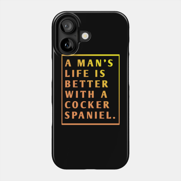 Cocker Spaniel Phone Case by BlackMeme94