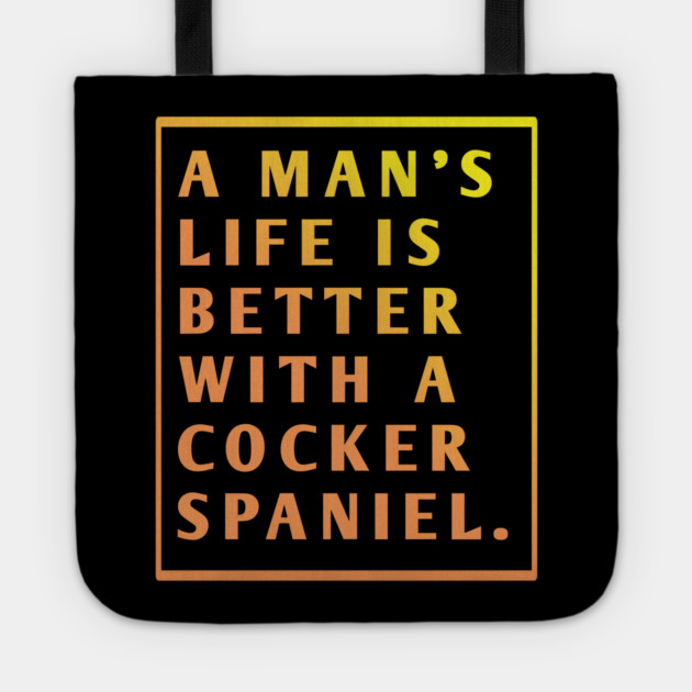 Cocker Spaniel Tote by BlackMeme94