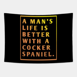 Cocker Spaniel Tapestry