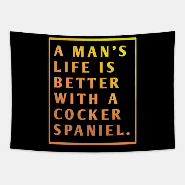 Cocker Spaniel Tapestry by BlackMeme94