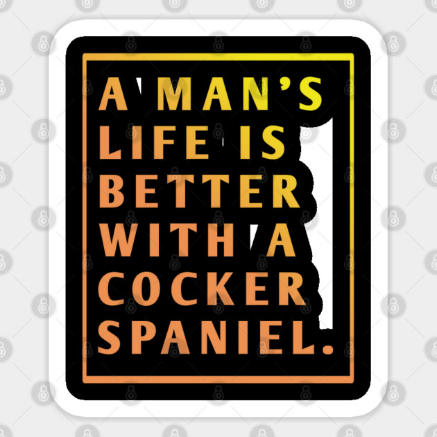 Cocker Spaniel Sticker by BlackMeme94