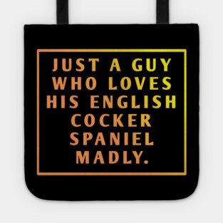 English cocker spaniel Tote