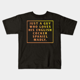 English cocker spaniel Kids T-Shirt