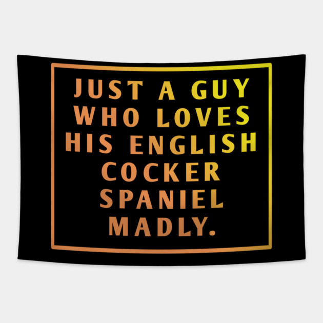English cocker spaniel Tapestry by BlackMeme94