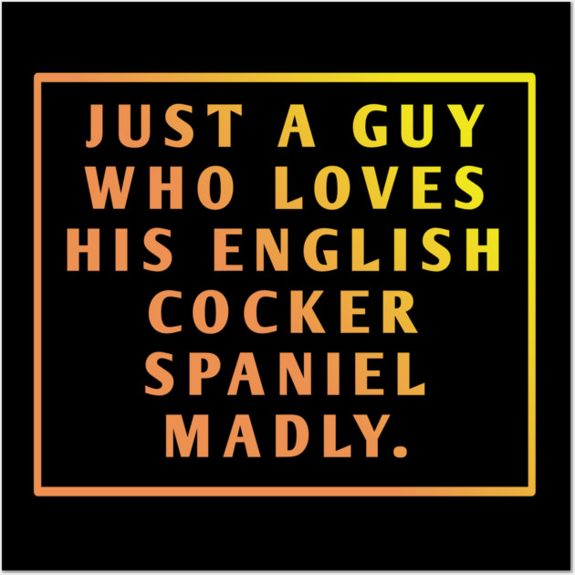 English cocker spaniel Wall Art by BlackMeme94