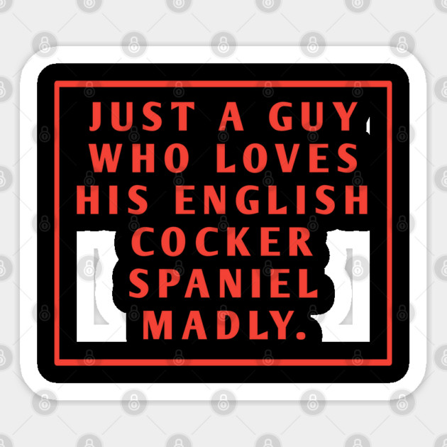 English cocker spaniel Sticker by BlackMeme94