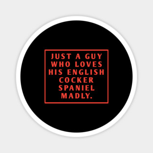 English cocker spaniel Magnet
