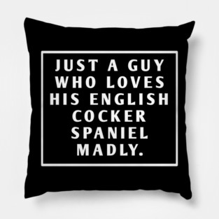 English cocker spaniel Pillow