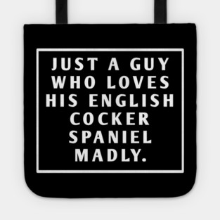 English cocker spaniel Tote