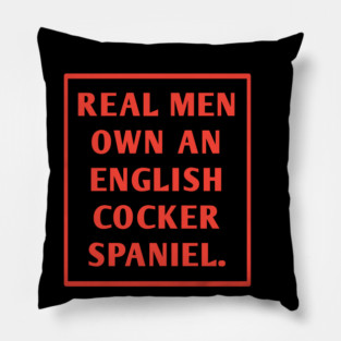English cocker spaniel Pillow