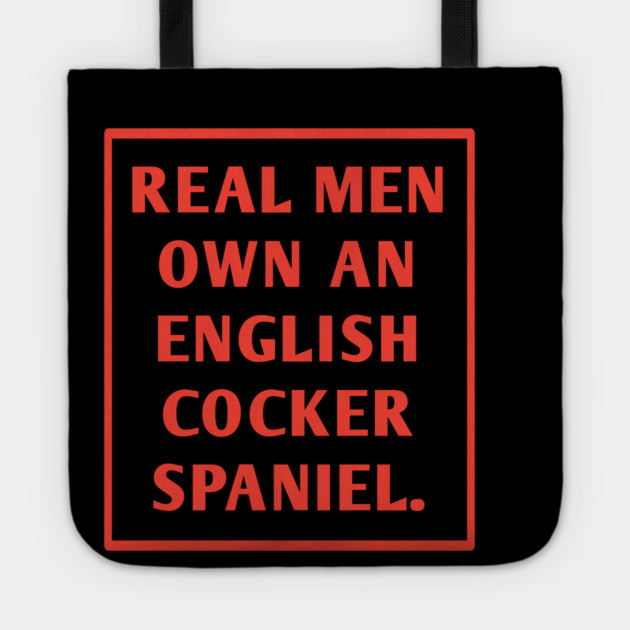 English cocker spaniel Tote by BlackMeme94