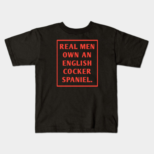 English cocker spaniel Kids T-Shirt by BlackMeme94