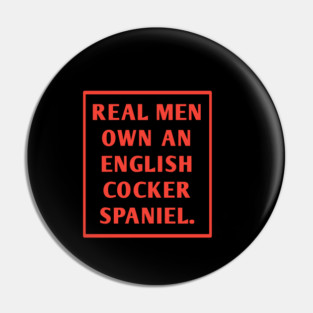 English cocker spaniel Pin