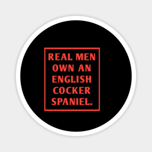 English cocker spaniel Magnet