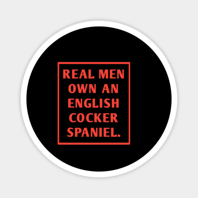 English cocker spaniel Magnet by BlackMeme94