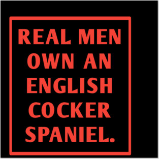 English cocker spaniel Posters and Art