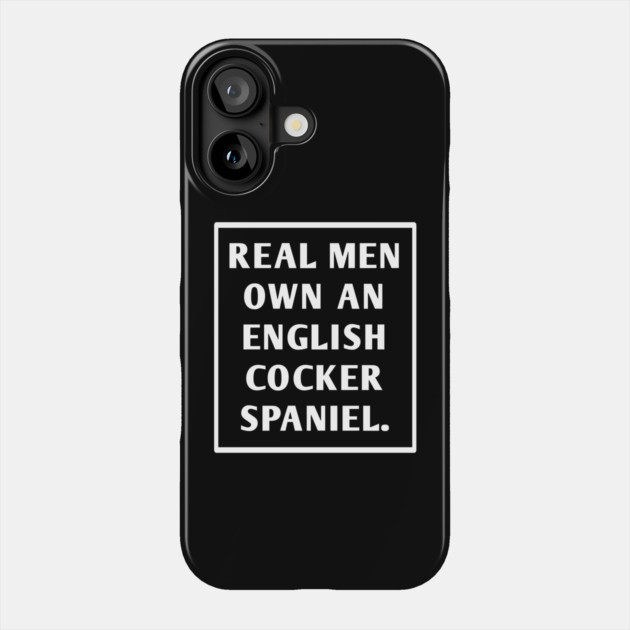English cocker spaniel Phone Case by BlackMeme94