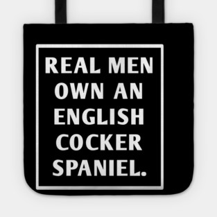 English cocker spaniel Tote