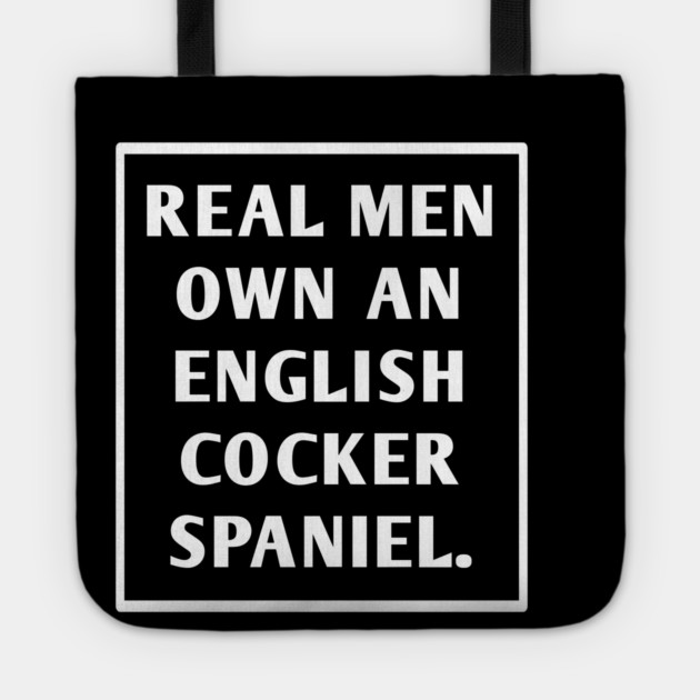 English cocker spaniel Tote by BlackMeme94