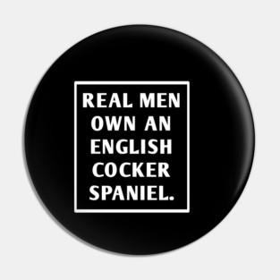 English cocker spaniel Pin