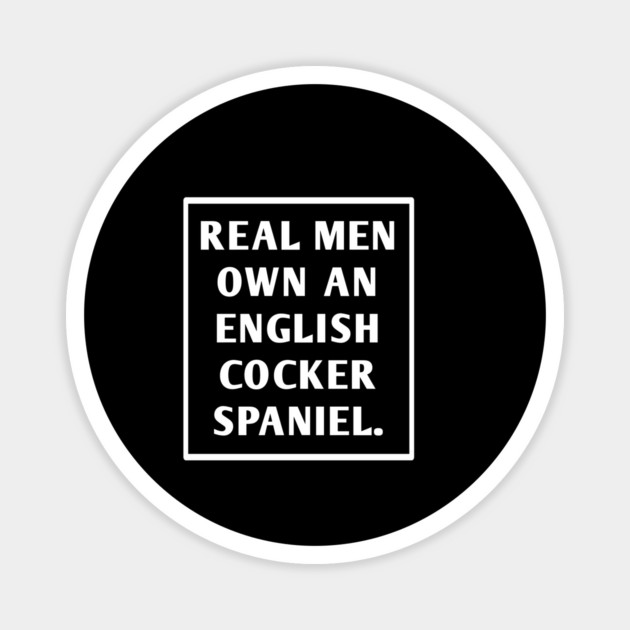 English cocker spaniel Magnet by BlackMeme94