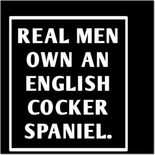 English cocker spaniel Posters and Art