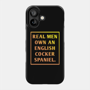 English cocker spaniel Phone Case