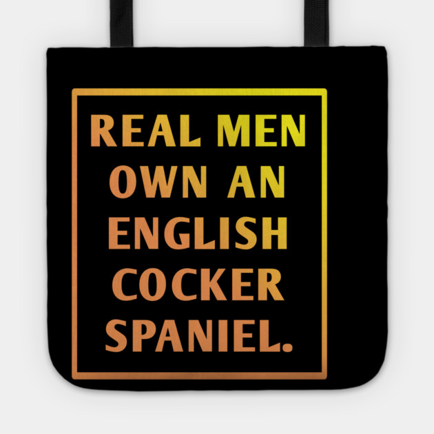 English cocker spaniel Tote by BlackMeme94