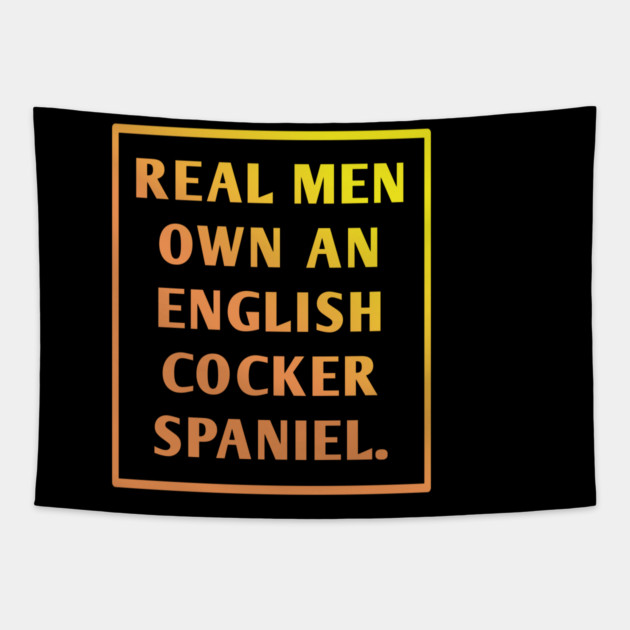 English cocker spaniel Tapestry by BlackMeme94