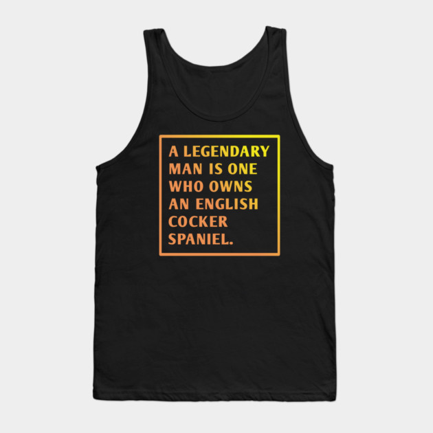 English cocker spaniel Tank Top by BlackMeme94