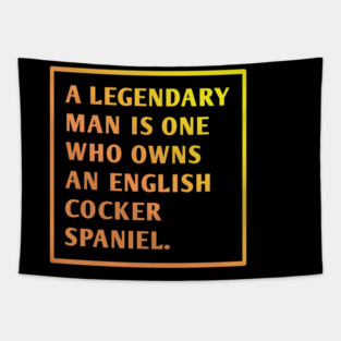 English cocker spaniel Tapestry