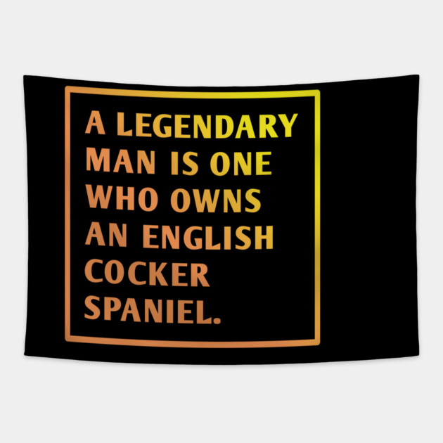 English cocker spaniel Tapestry by BlackMeme94