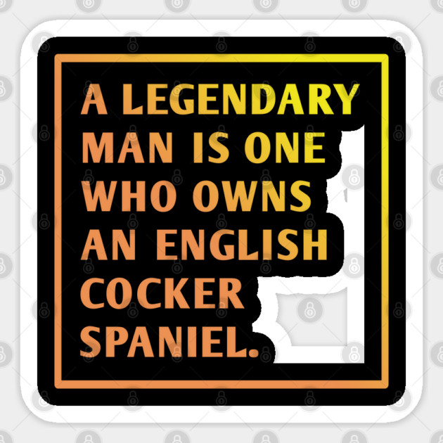 English cocker spaniel Sticker by BlackMeme94