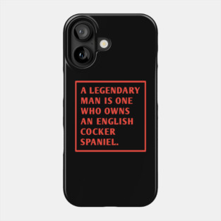 English cocker spaniel Phone Case