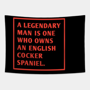 English cocker spaniel Tapestry